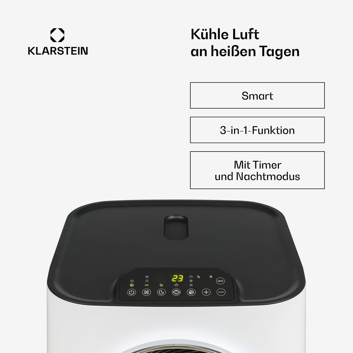 Kraftwerk Smart 10000 BTU Mobile Klimaanlage Weiß