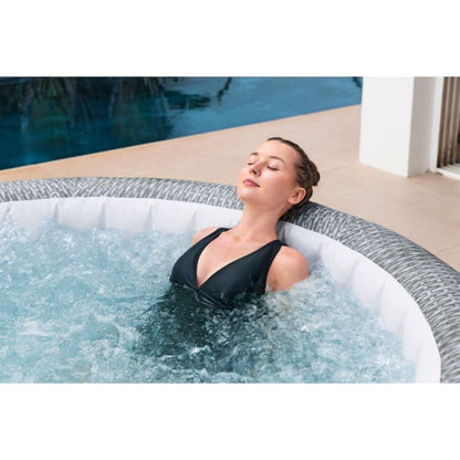 LAY-Z-SPA Whirlpool Bali 196x71cmGrau Rattan Rund