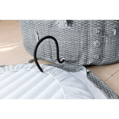 LAY-Z-SPA Whirlpool Bali 196x71cmGrau Rattan Rund