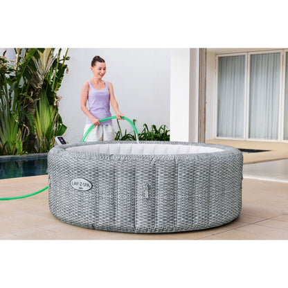 LAY-Z-SPA Whirlpool Bali 196x71cmGrau Rattan Rund