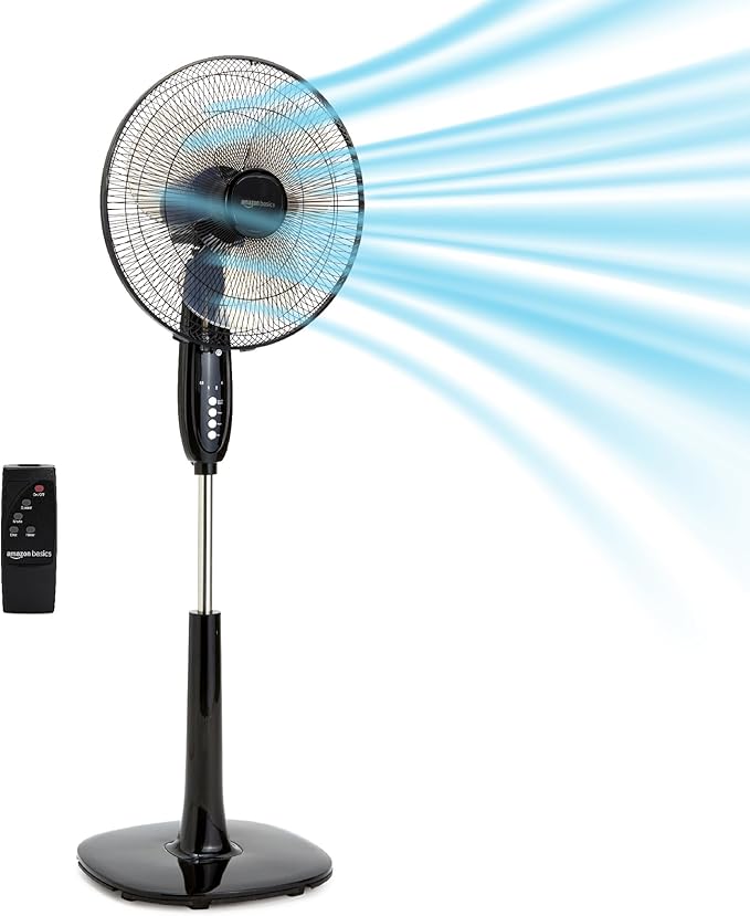 Standventilator 40 cm mit Fernbedienung
