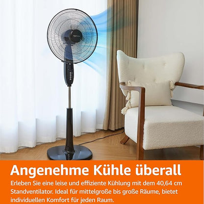 Standventilator 40 cm mit Fernbedienung