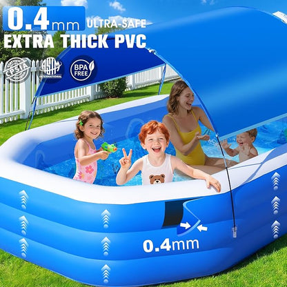 ChlorBlu Aufblasbarer Pool mit Überdachung