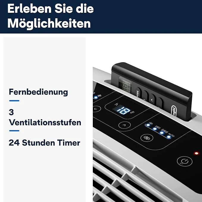 De’Longhi Pinguino – 3-in-1 mobiles Klimagerät