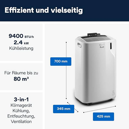 De’Longhi Pinguino – 3-in-1 mobiles Klimagerät