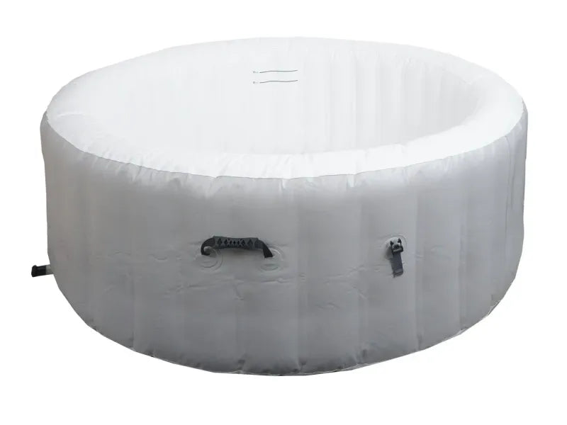 MCW Whirlpool N97 Ersatz-Pool 4 Personen Aufblasbar Rund Ø180cm Grau-Weiß