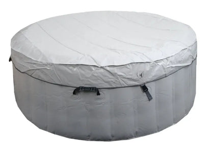 MCW Whirlpool N97 Ersatz-Pool 4 Personen Aufblasbar Rund Ø180cm Grau-Weiß