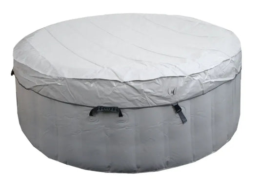MCW Whirlpool N97 Ersatz-Pool 4 Personen Aufblasbar Rund Ø180cm Grau-Weiß