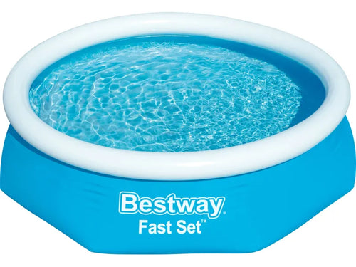 Bestway Fast Set Aufstellpool Ø 244 x 61 cm Rund Blau