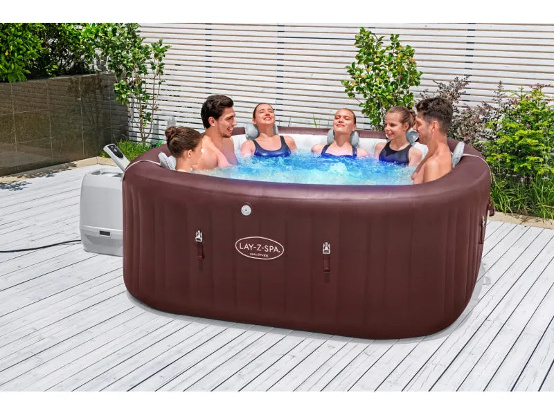 Bestway Whirlpool Maldives HydroJet Pro App 7 Personen 201 cm x 201 cm x 80 cm