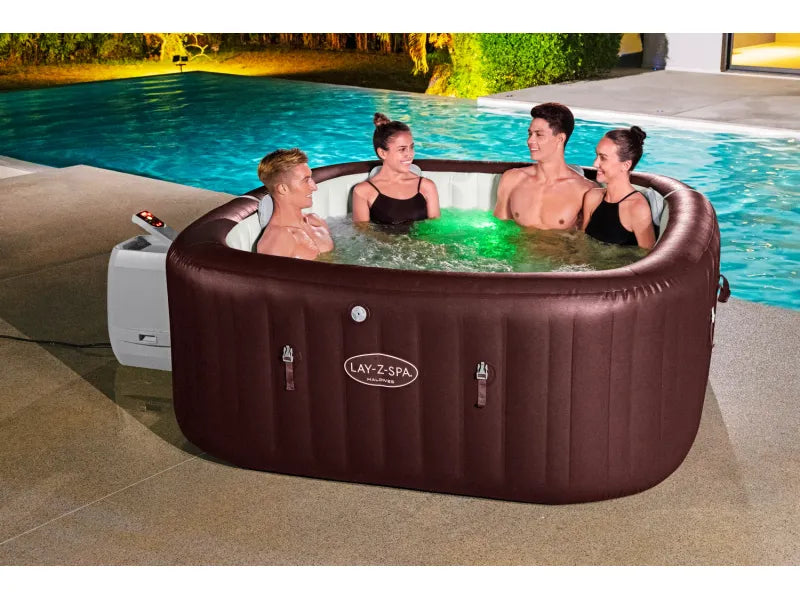 Bestway Whirlpool Maldives HydroJet Pro App 7 Personen 201 cm x 201 cm x 80 cm