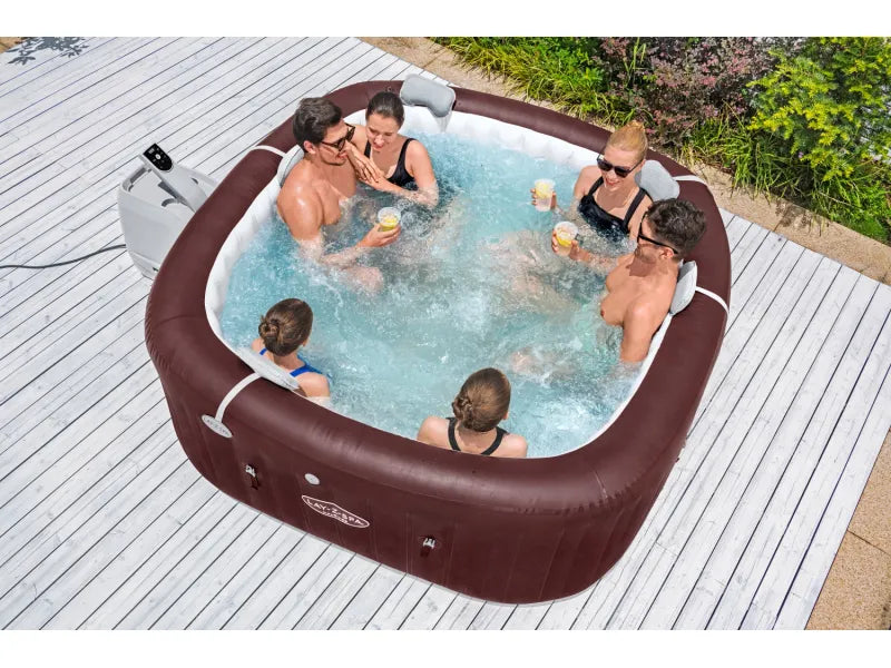 Bestway Whirlpool Maldives HydroJet Pro App 7 Personen 201 cm x 201 cm x 80 cm