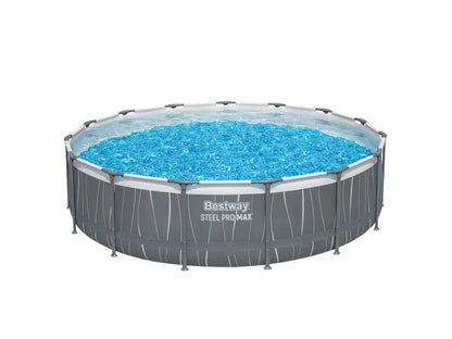Bestway Solo Pool Steel Pro MAX LED-Design Ø 457 x 107 cm